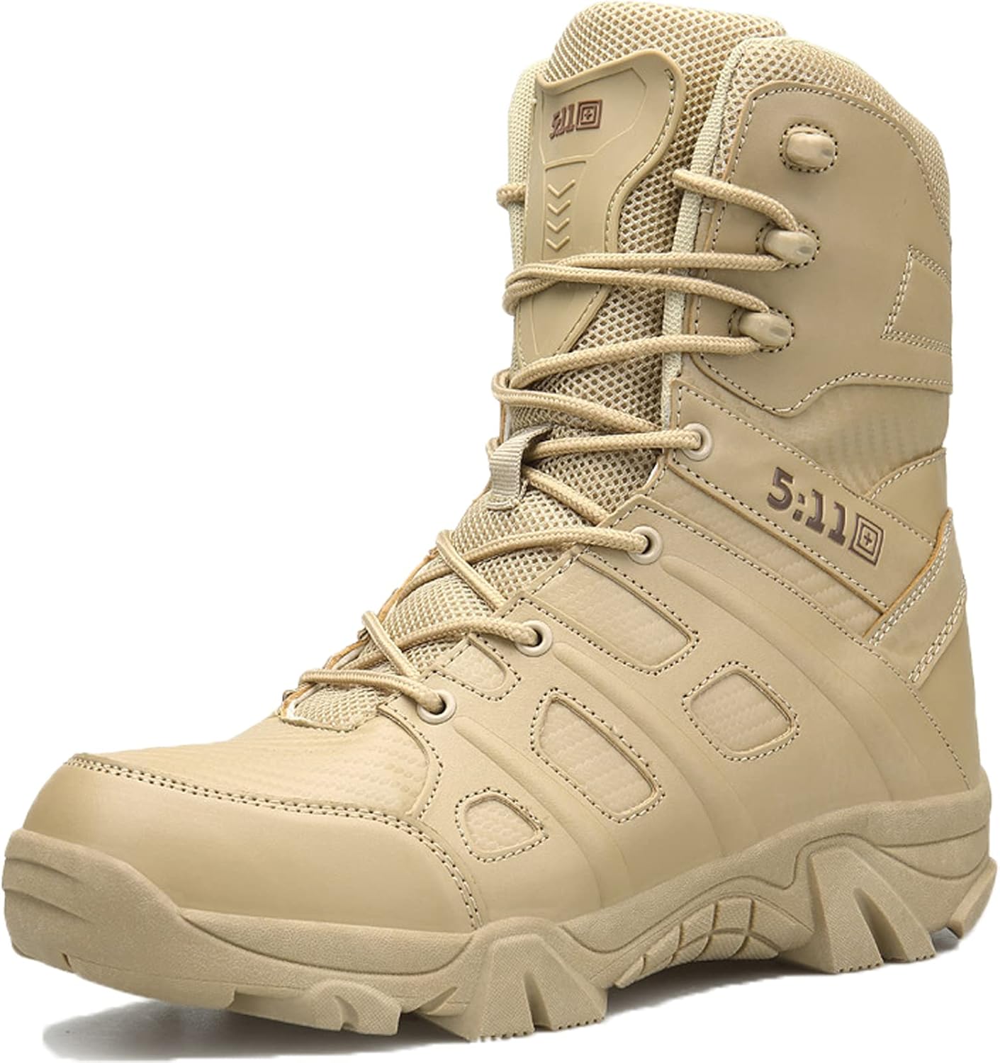 

Мужские ботинки hongrenamz, высокие до щиколотки, водонепроницаемые, для пеших походов, треккинга и альпинизма, легкие, дышащие, обувь для трейлов, 7.5 Sand