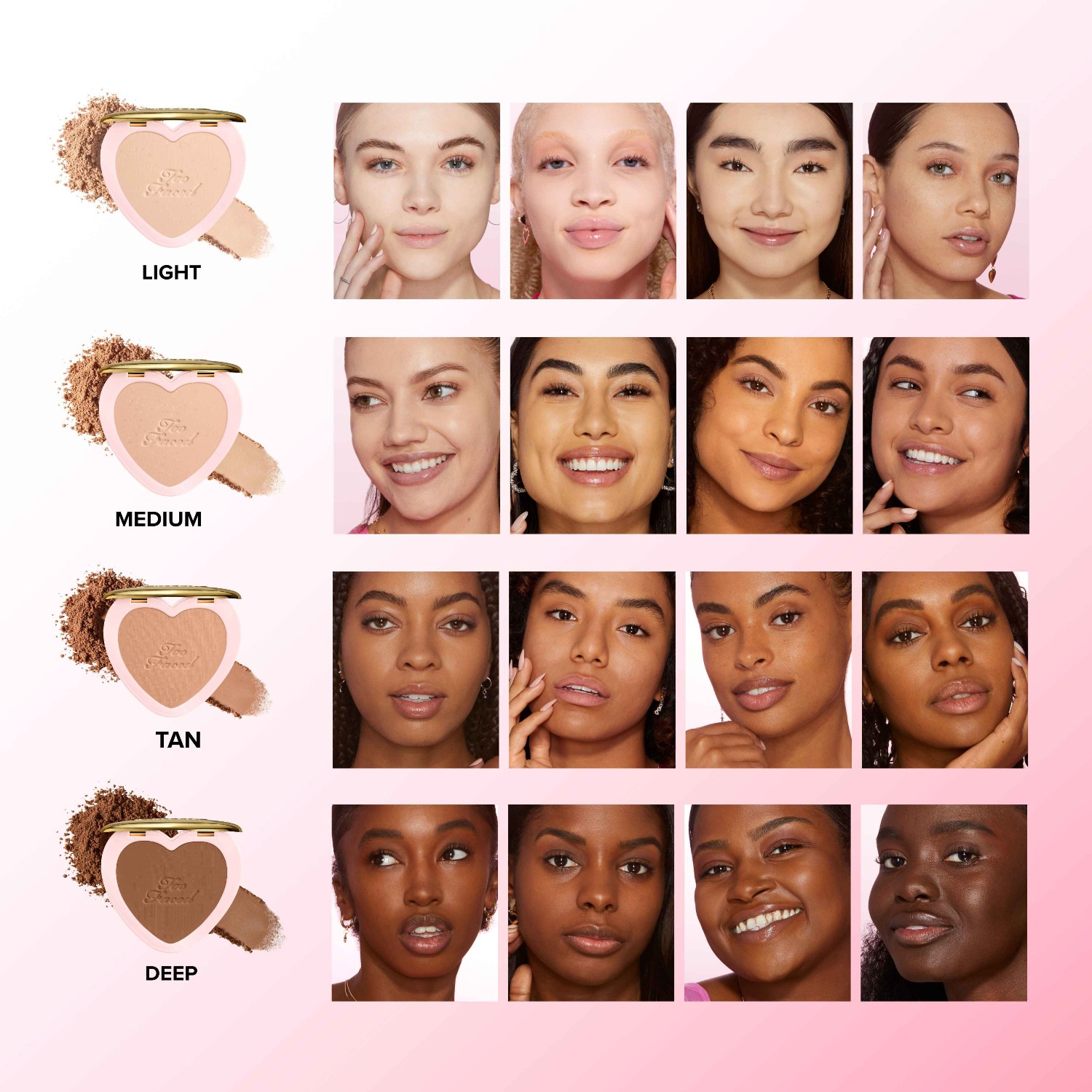Пудра для лица born this way born this way soft blur setting powder Too Faced, tan, вес 4.8 гр. — фото 2