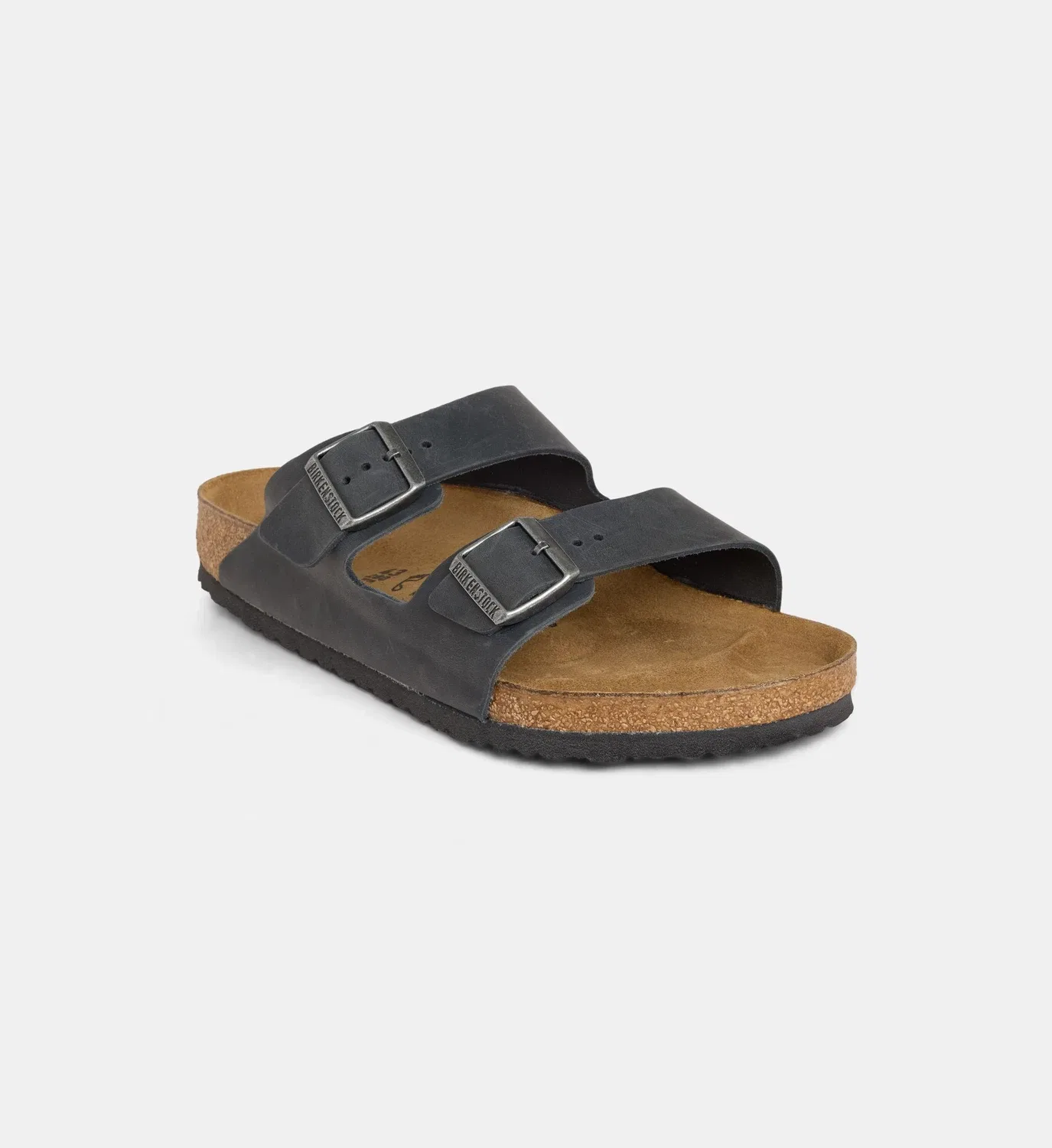 Обычные сандалии Аризона BS из промасленной кожи BIRKENSTOCK, черный — фото 2