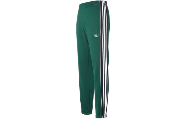 Спортивные штаны adidas originals 3-Stripes Panel Sweat Pants 'Collegiate Green/Legend Ink', зеленый — фото 2