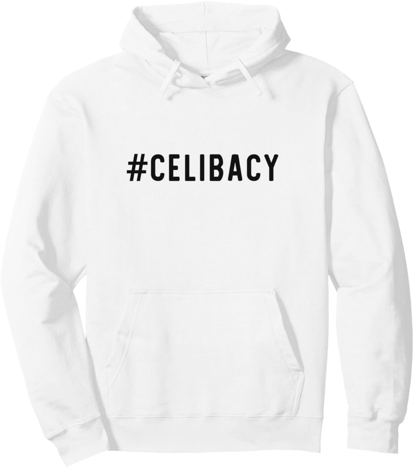 

Целибат хэштег одинокая смешная одинокая толстовка Singles Gifts Co., белый