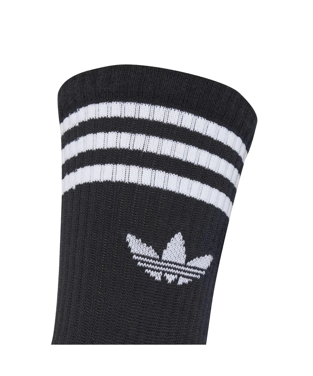 Носки-гольф 3 пары adidas Crew Socks чёрные — фото 2