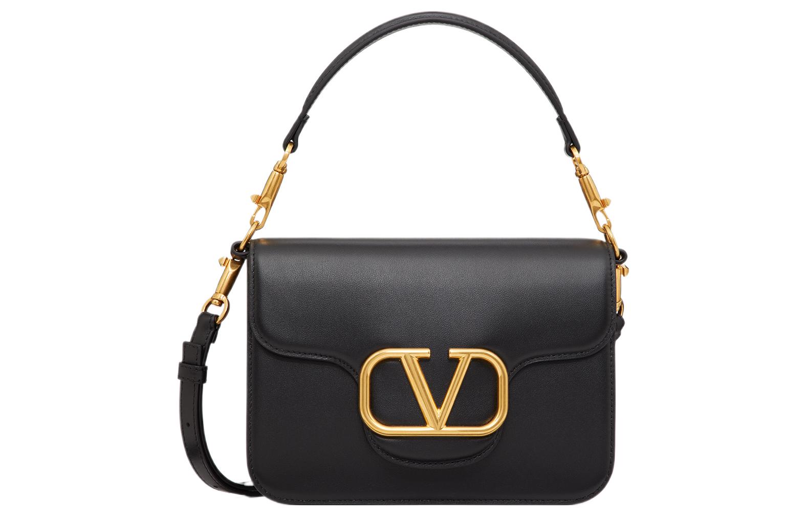 

Valentino Сумка Locò из телячьей кожи, через плечо, женская, черная