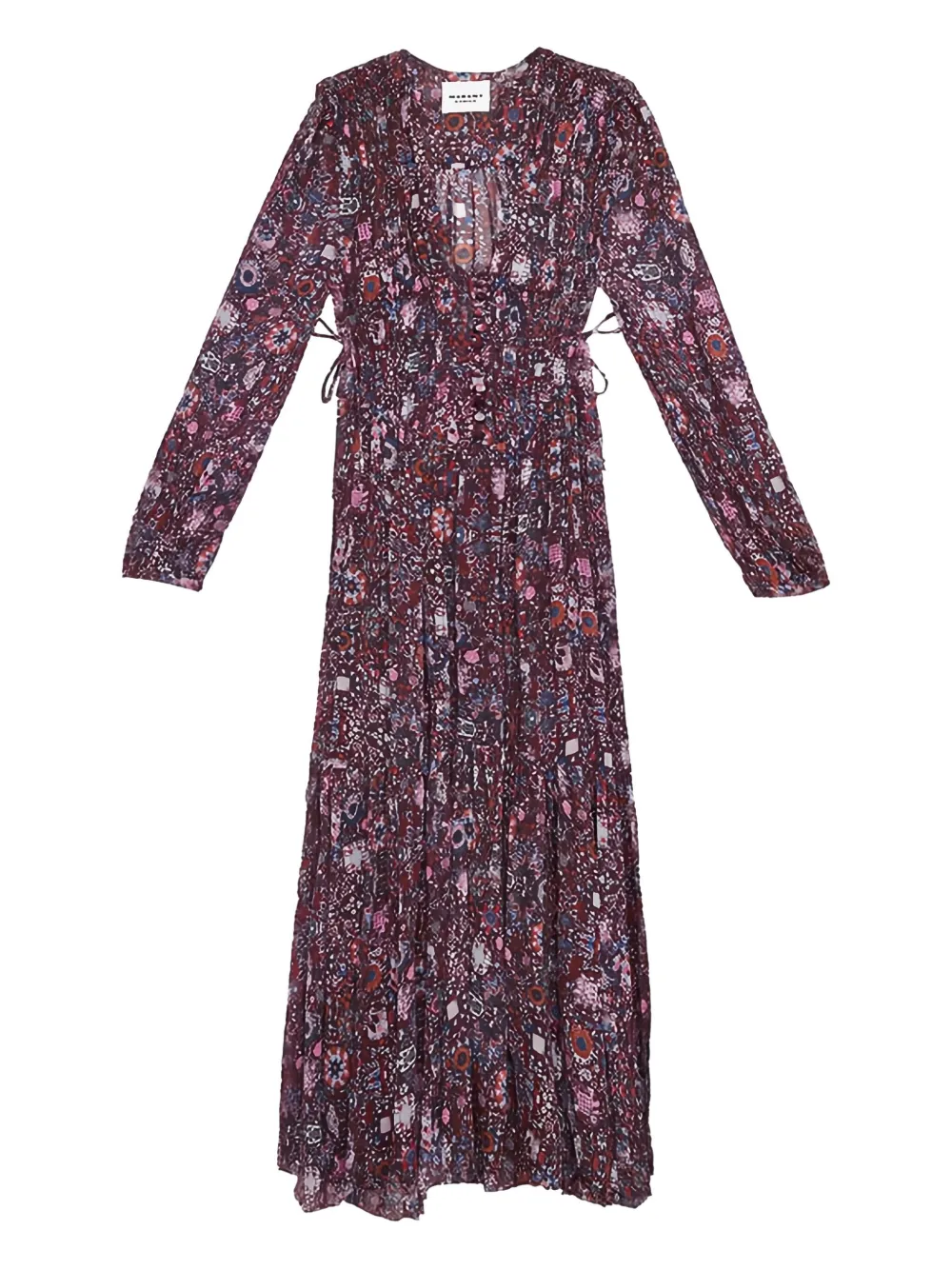 

Платье миди Brianne Marant Étoile, фиолетовый