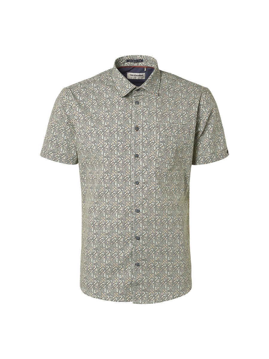 

Рубашка на пуговицах классического кроя No Excess, Stone