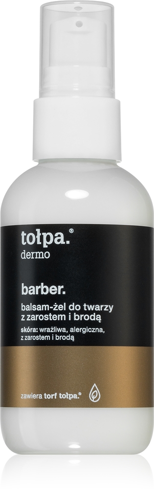 

Смягчающий гель-бальзам Dermo Men Barber для волос на лице Tołpa, 75 мл