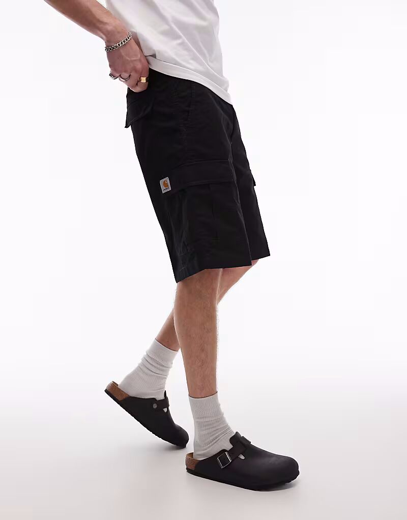 

Шорты-карго Carhartt WIP в черном цвете