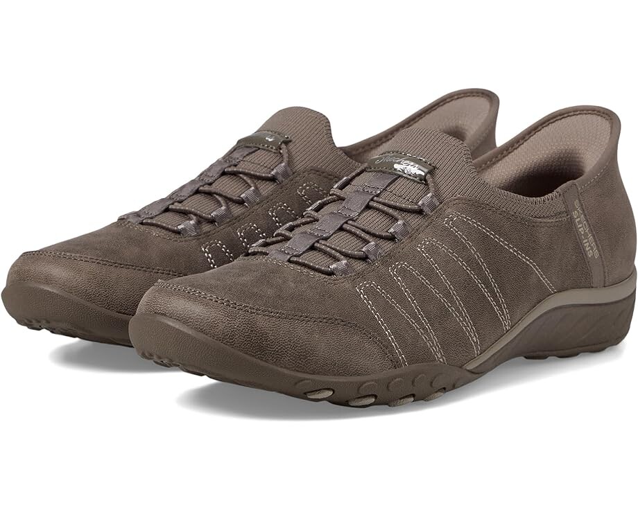Кроссовки SKECHERS Breathe Easy- Home Body Hands Free Slip-Ins, тауп