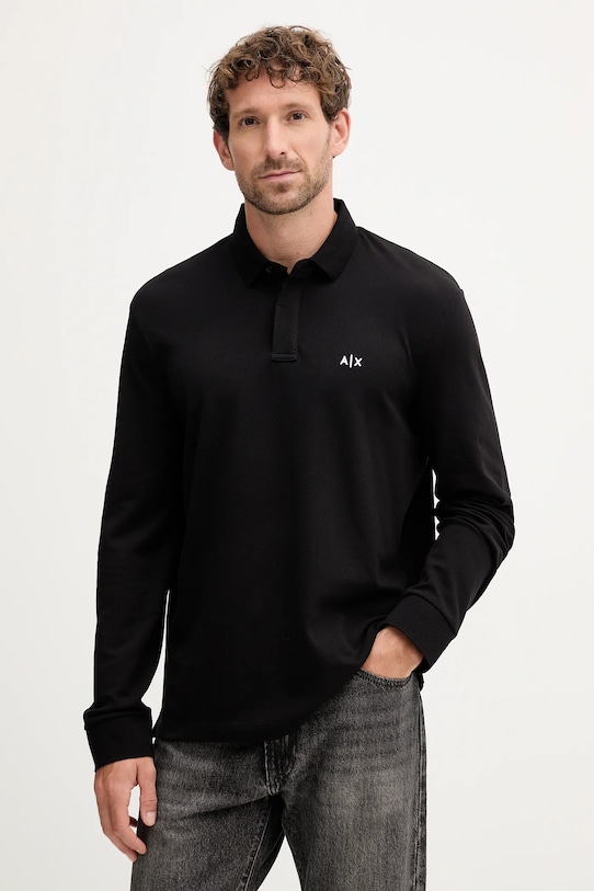 

Лонгслив Armani Exchange, черный
