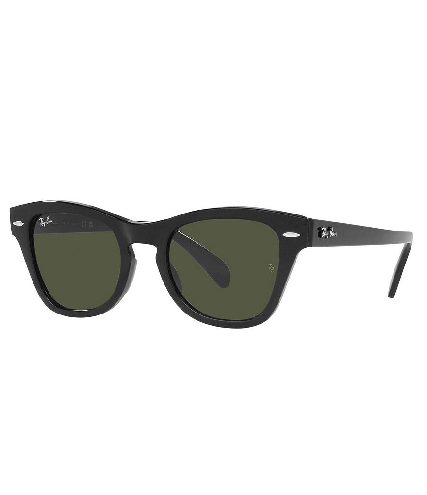 

Мужские квадратные солнцезащитные очки Ray-Ban Rb0707s 53 мм, черный