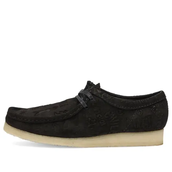 

Кроссовки x civilist embossed suede 'black' Clarks, черный