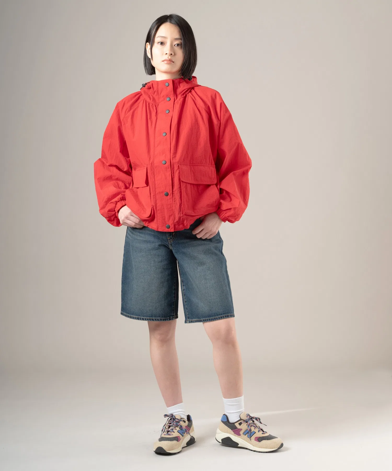 Джинсы-шорты Levi's BAGGY DAD, темно-синие. — фото 4