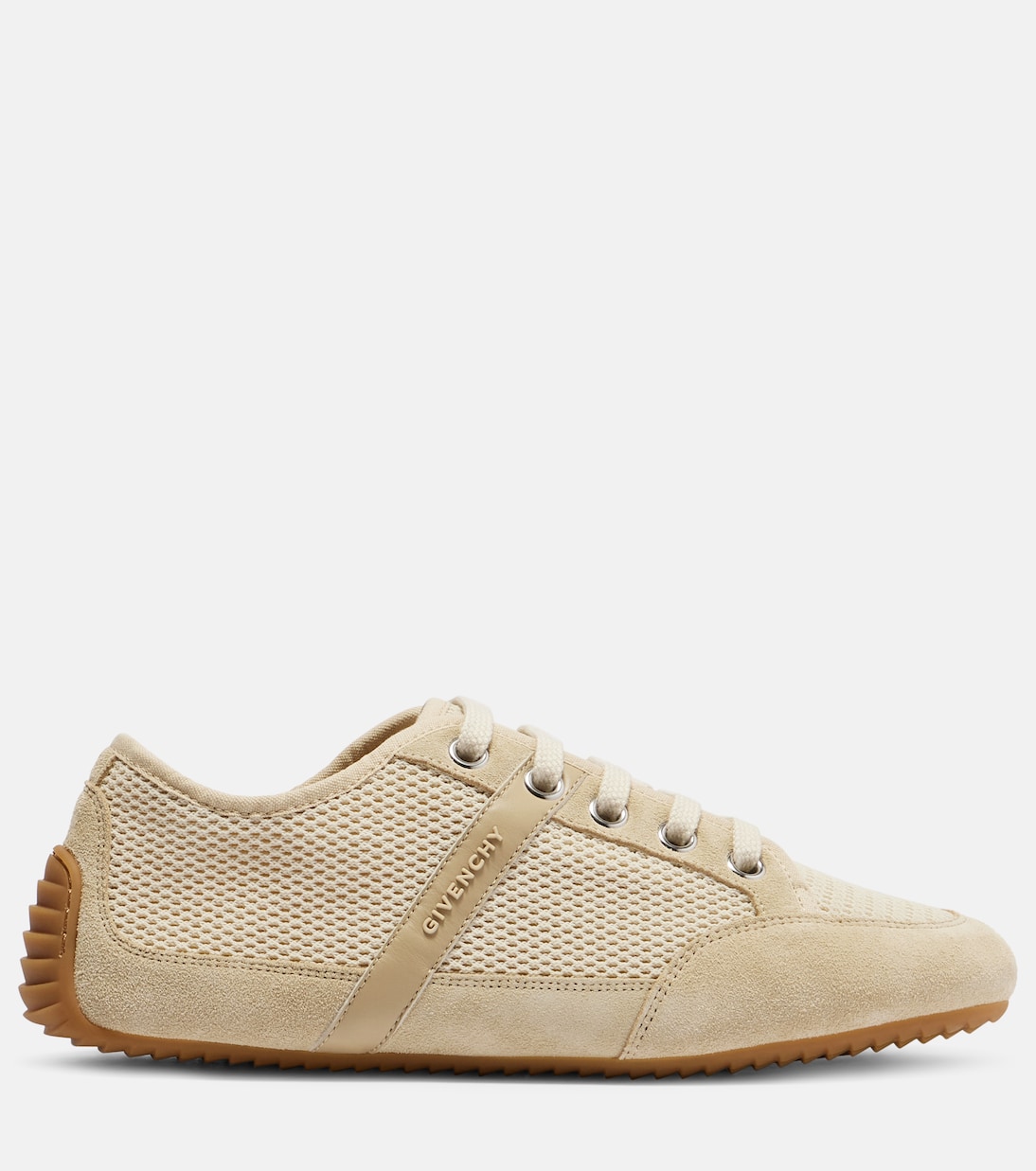 Слипоны с отделкой из замши Givenchy, Natural Beige — фото 4