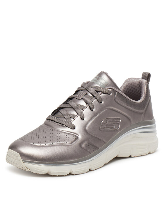 Кроссовки FASHION FIT - GLOW UP 149749 PEW Skechers, серебряный — фото 2