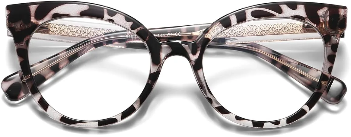 

Магнитные поляризованные солнцезащитные очки в стиле ретро для женщин, защита от ультрафиолета Tr90 UV400, накладные очки «кошачий глаз» weiyuchen, Leopard With Brown