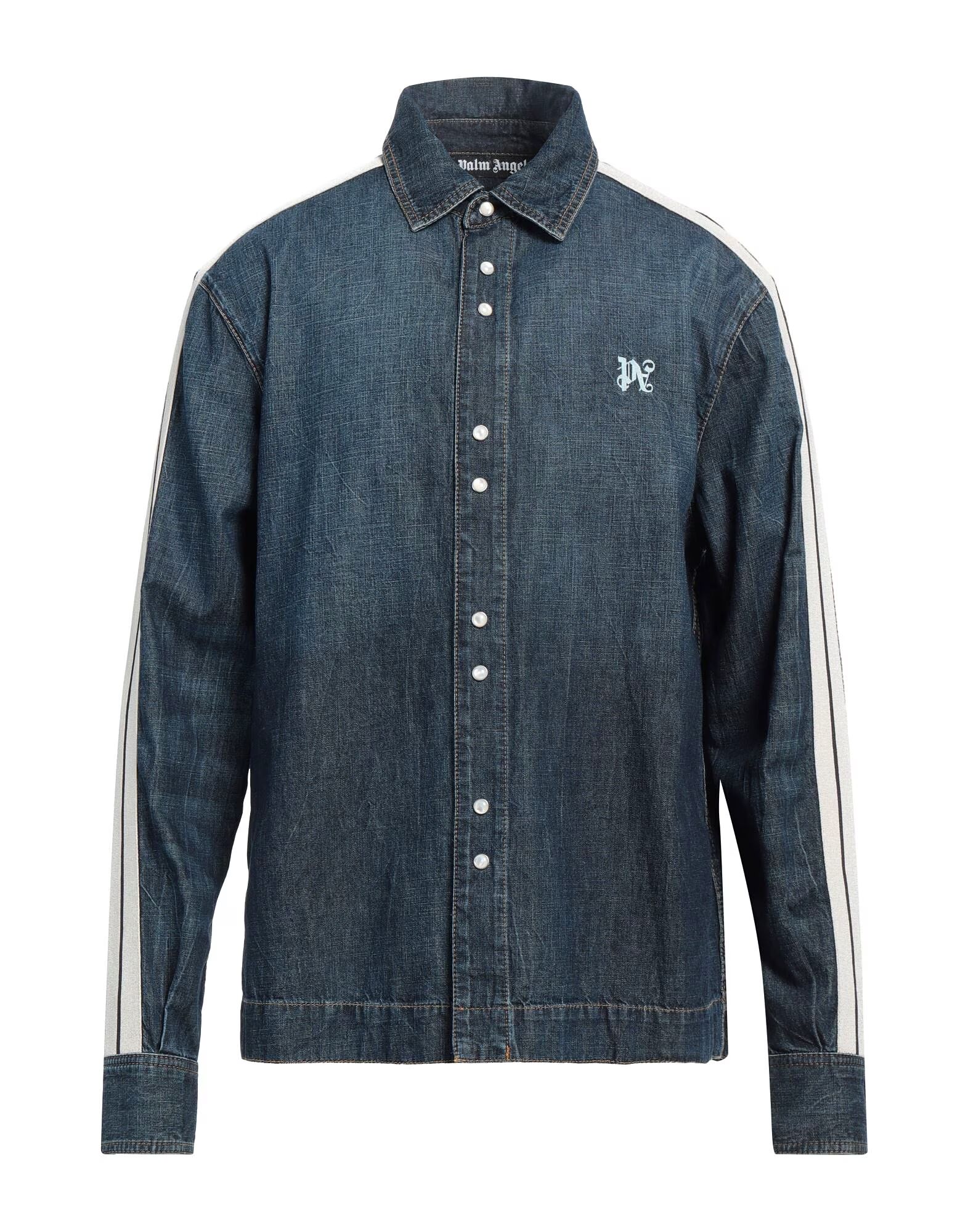 

Джинсовая рубашка Palm Angels, синий