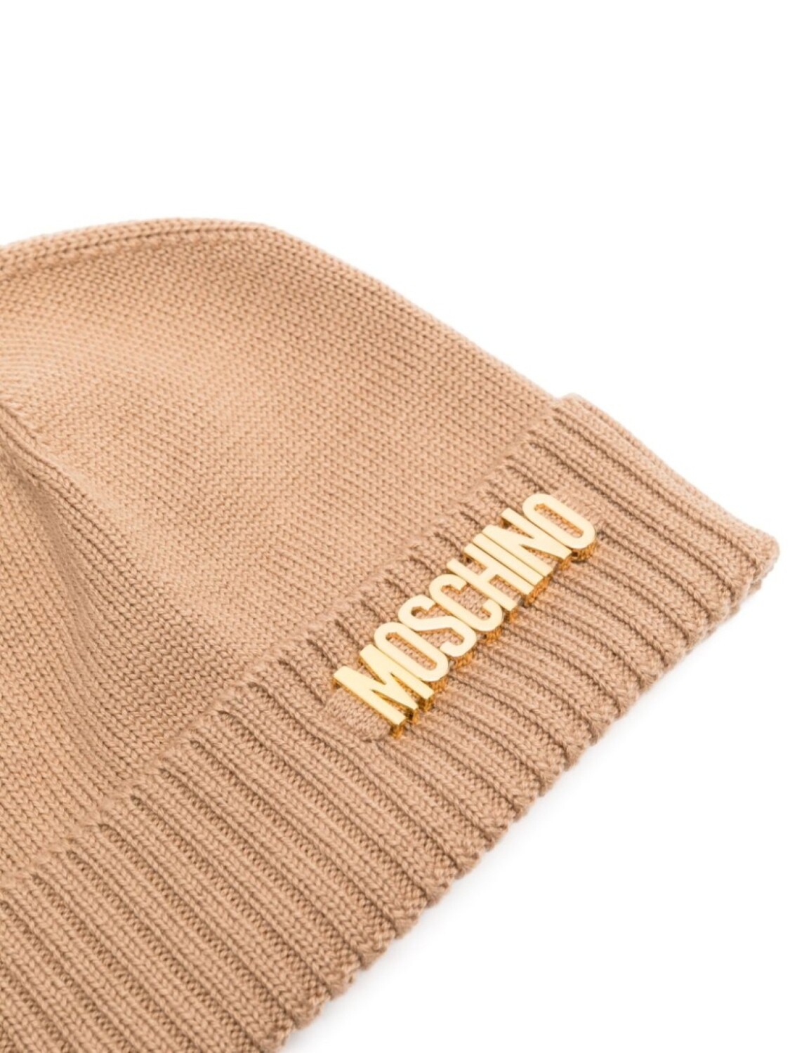 

Moschino шапка бини с логотипом, нейтральный цвет