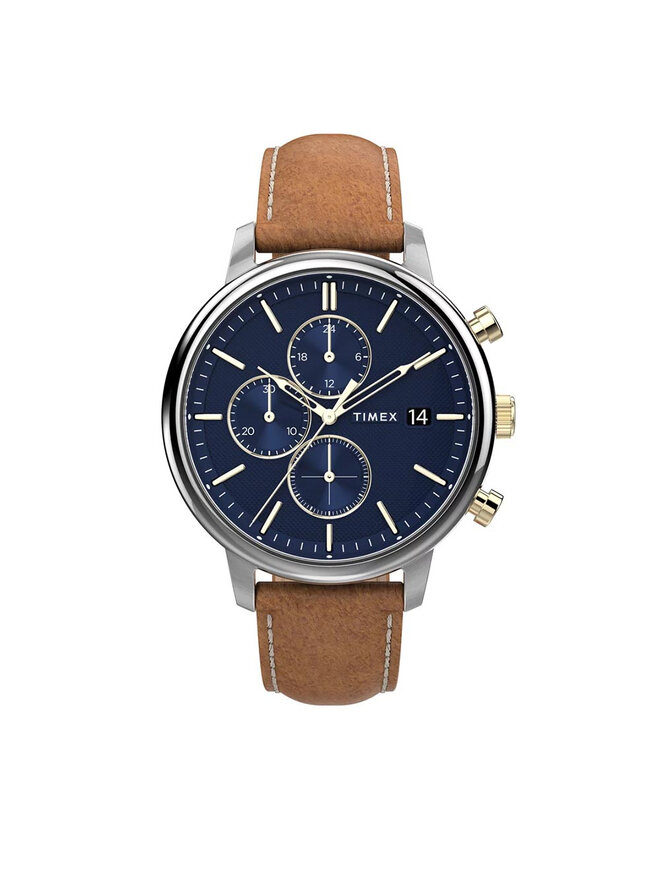 

Часы Chicago Chronograph 45mm TW2U39000 Timex, коричневый