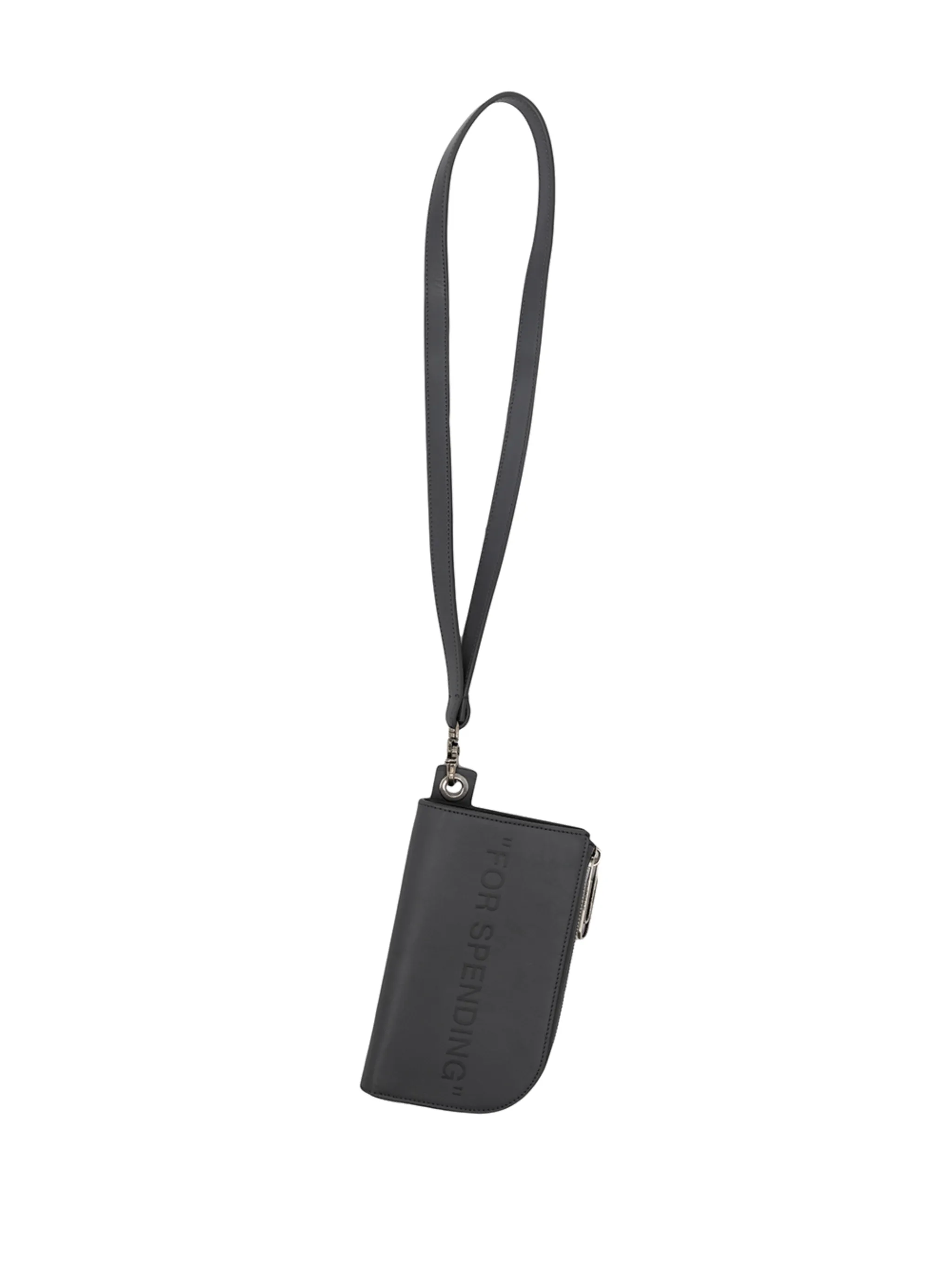 

Кошелек с ремешком Off-White, серый