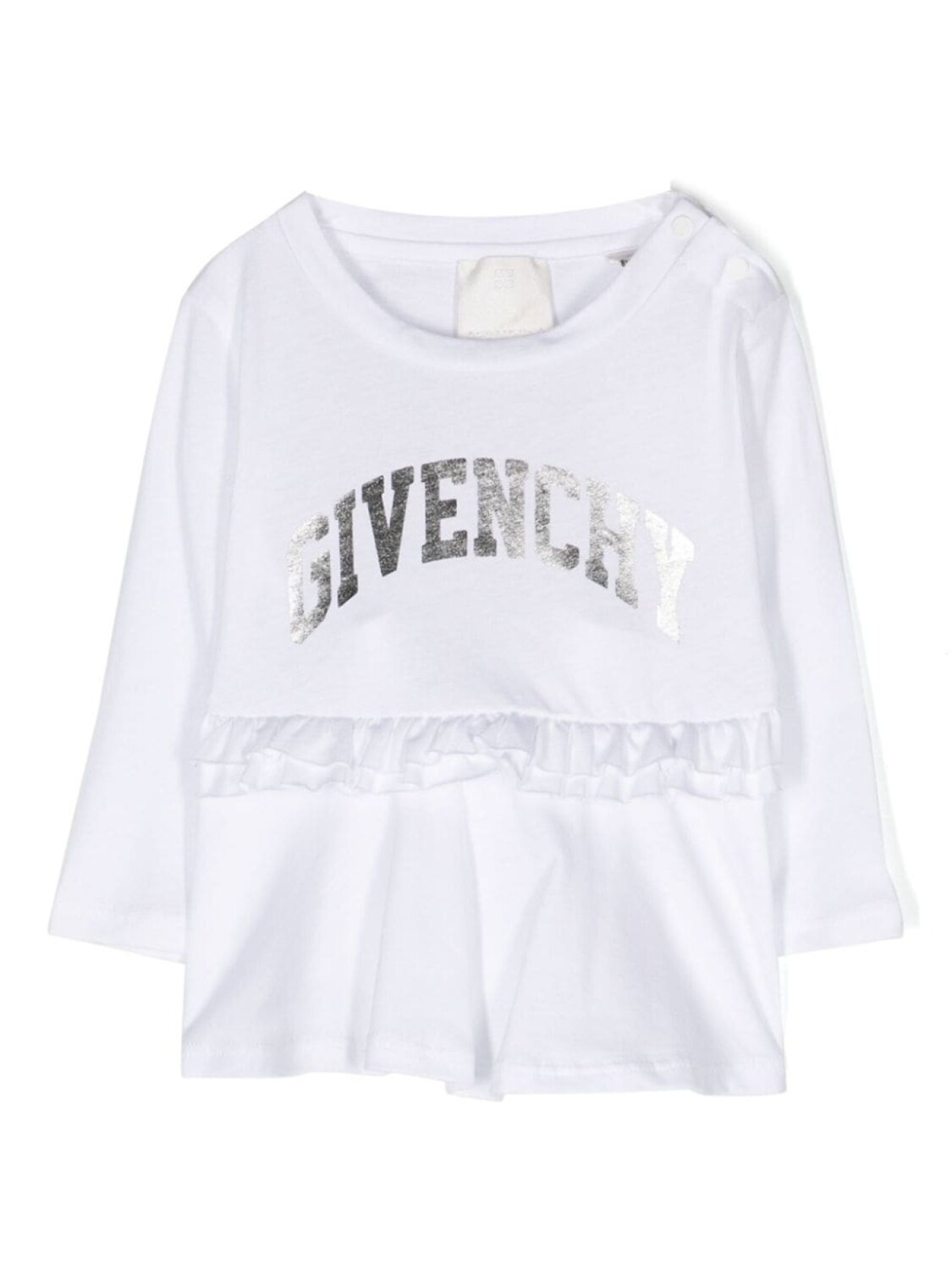 

Givenchy Kids футболка с логотипом, белый
