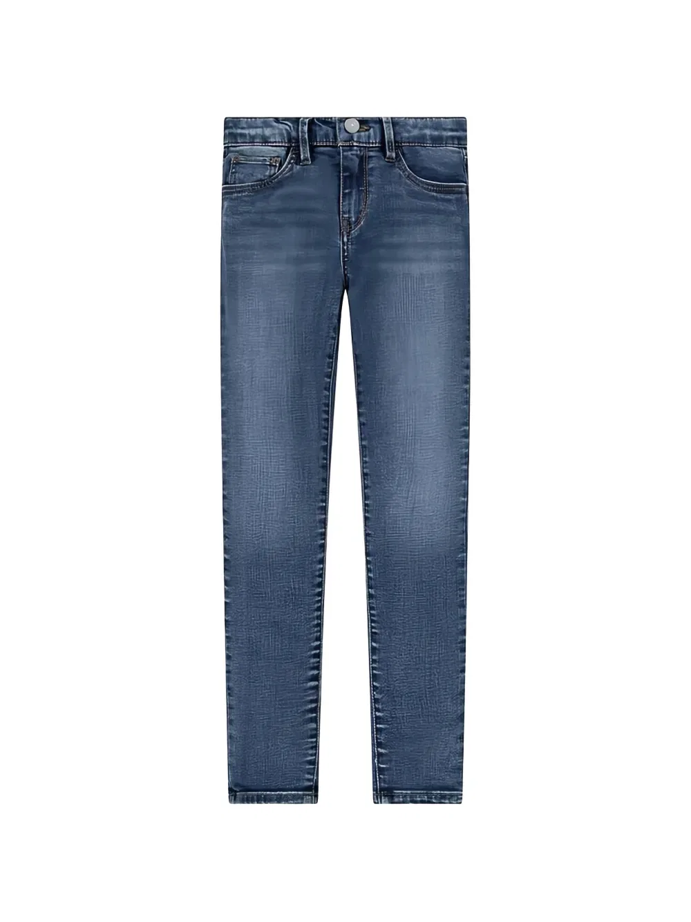 Узкие джинсы из денима Levi'S Kids, синий