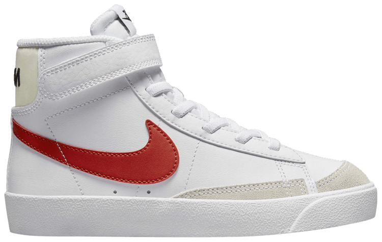 

Кроссовки Nike Blazer Mid '77 PS 'White Picante Red', белый
