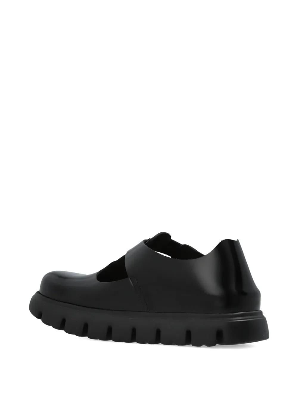 Лоферы Paris на толстой подошве с ремешком и пряжкой Birkenstock, черный — фото 4