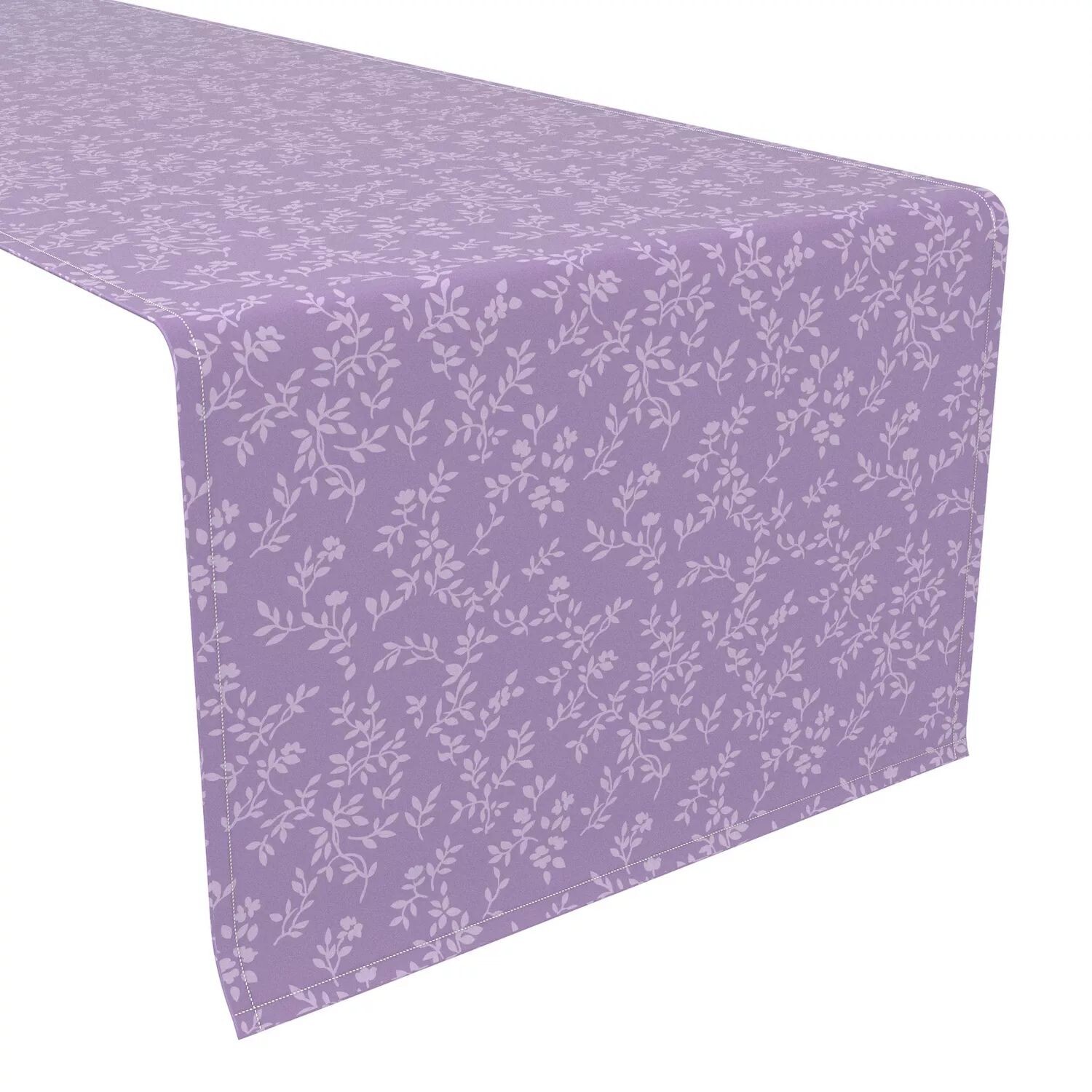 

Настольная дорожка, 100% полиэстер, 14x108 дюймов, Purple Vines.