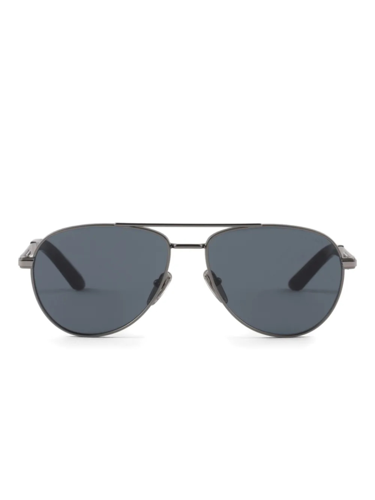 

Солнцезащитные очки Prada Eyewear в металлической оправе, серебряный