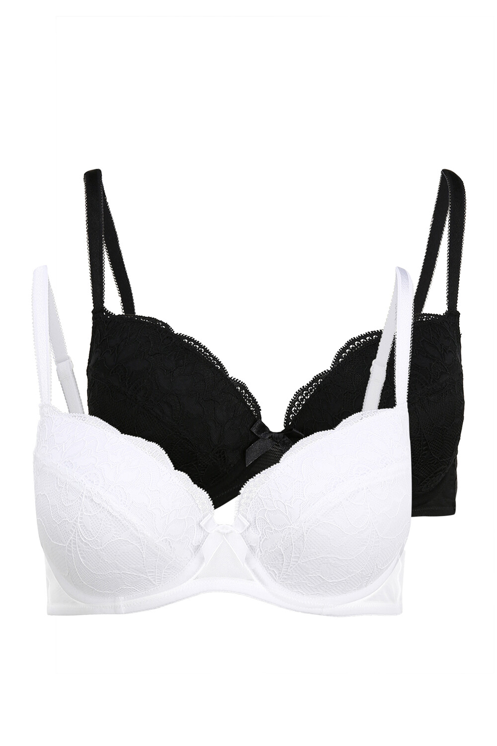 

Бюстгальтер балконет PETITE FLEUR Balconnet BH, цвет weiß+schwarz