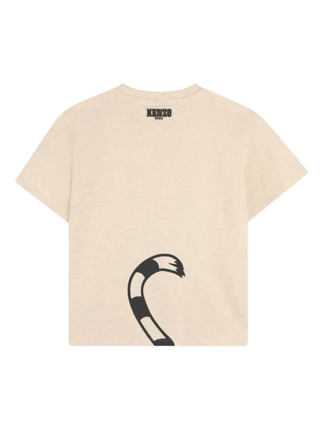Kenzo Kids футболка с графичным принтом, нейтральный — фото 2