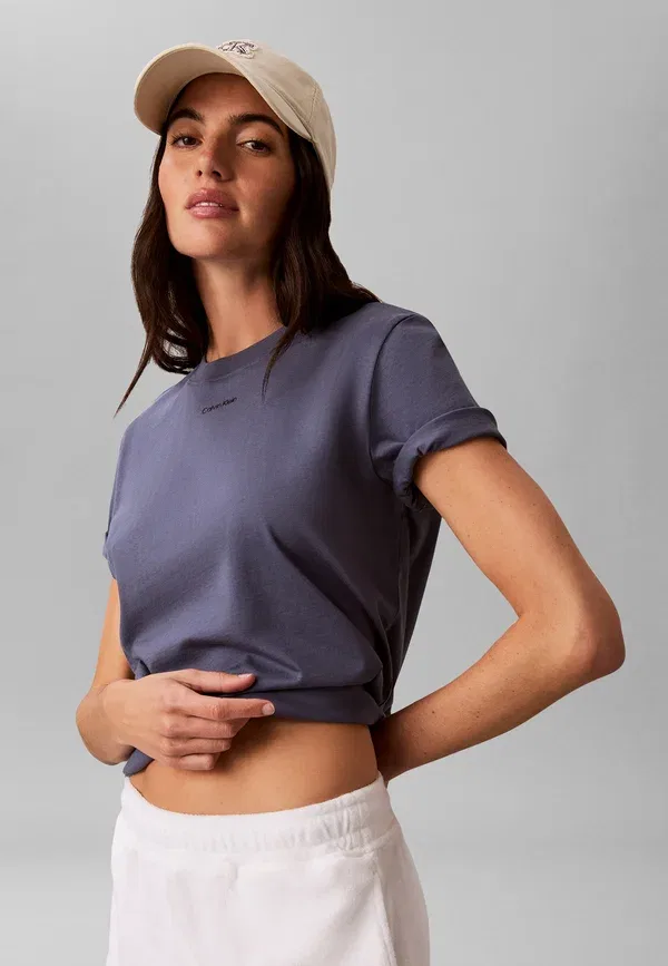 Футболка Calvin Klein Classic logo tee basic, синий — фото 4