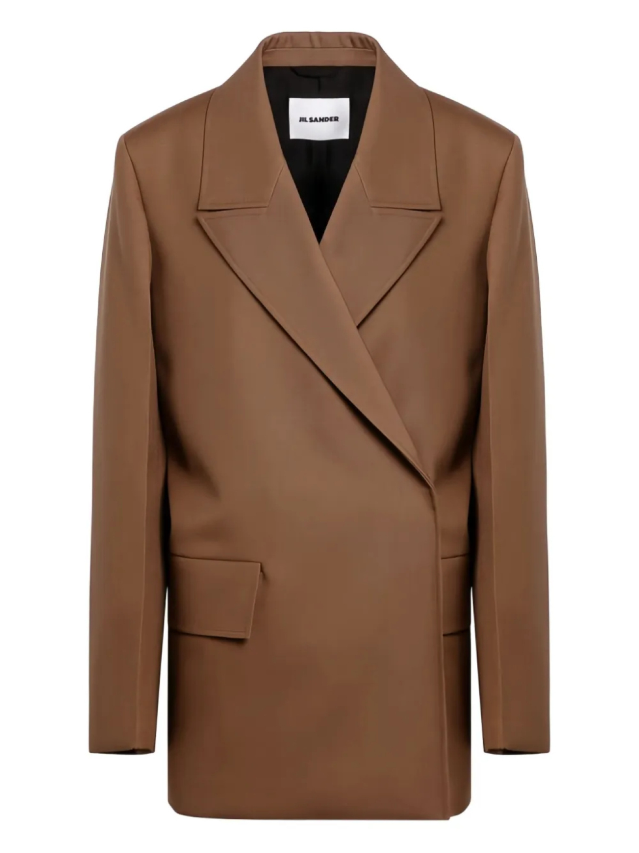 

Jil Sander шерстяной пиджак, коричневый