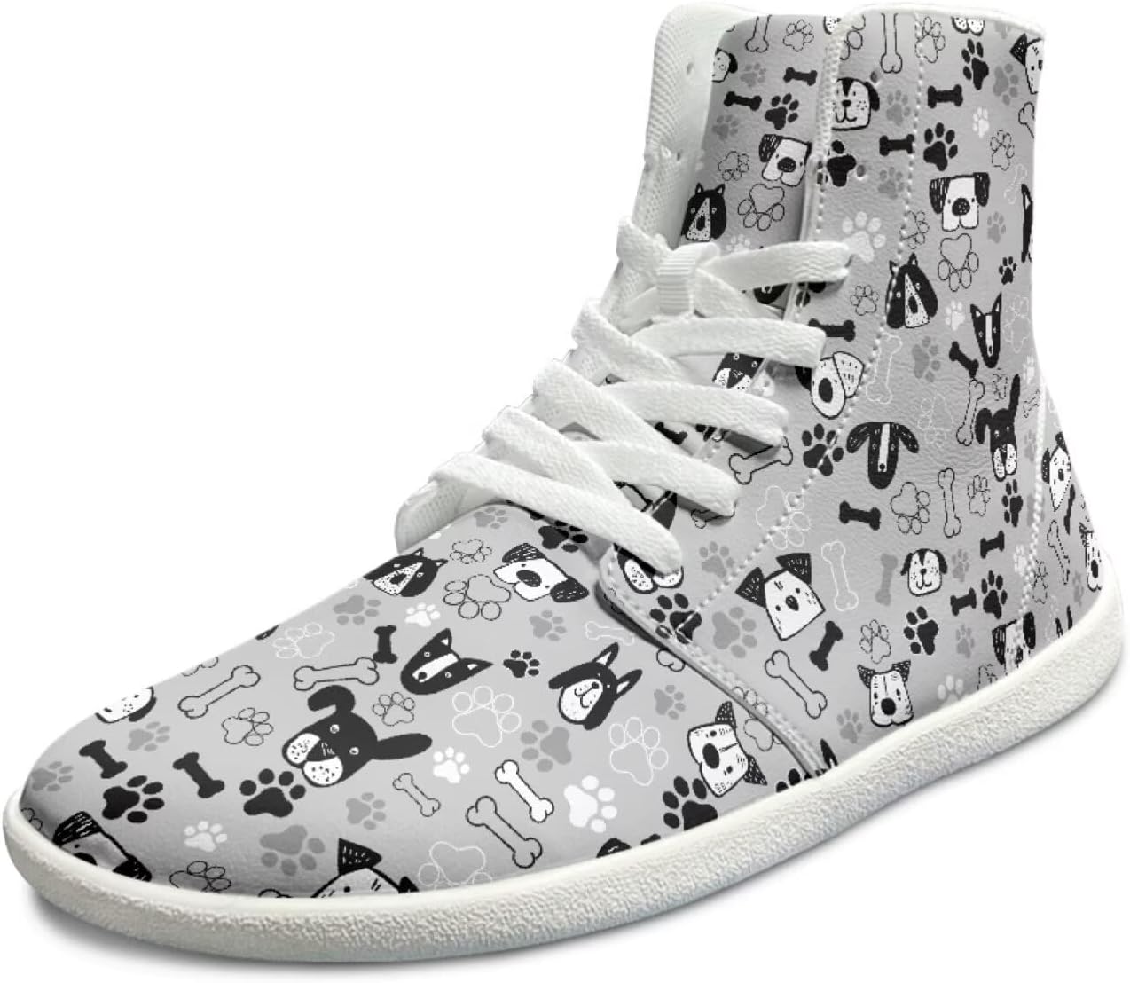 

Мужские высокие кроссовки с широким носком для тренировок, противоскользящие, дышащие, для прогулок и походов Xixirimido, Dog Paw