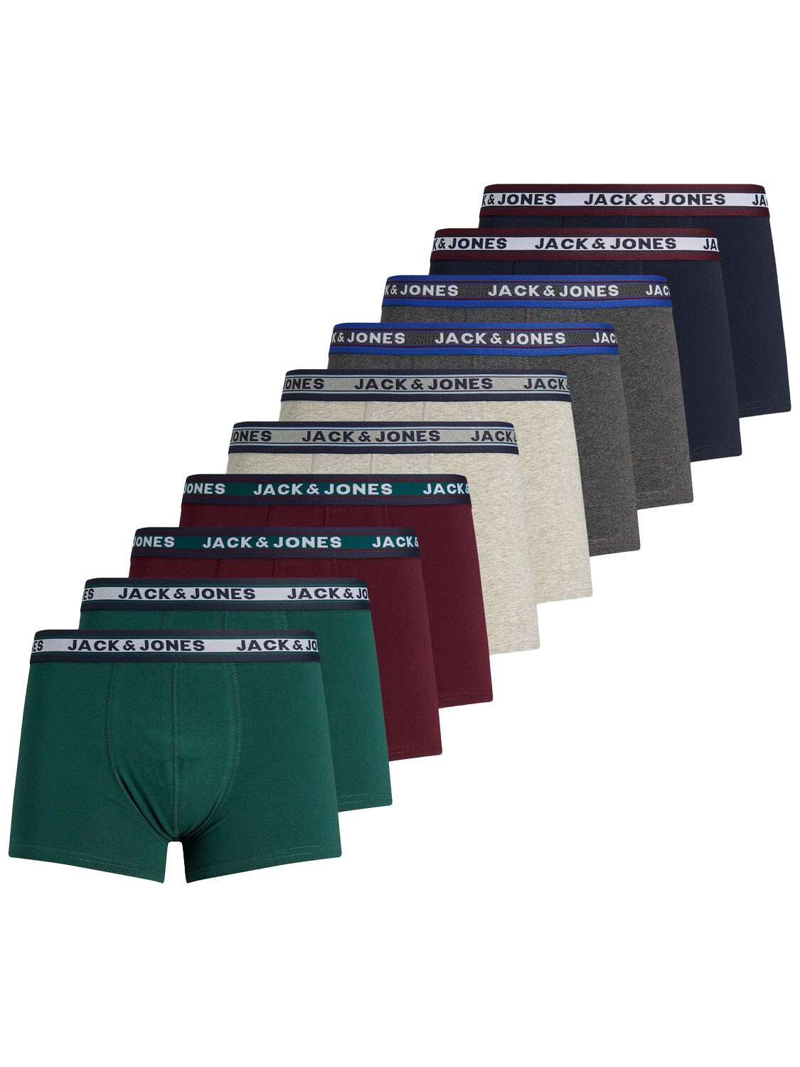 

Боксеры Jack & Jones Set 10 шт, серый