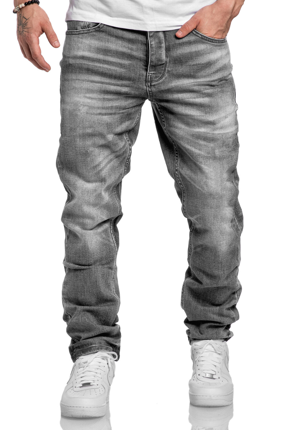 

Джинсы Amaci&Sons Regular Slim WICHITA, серый