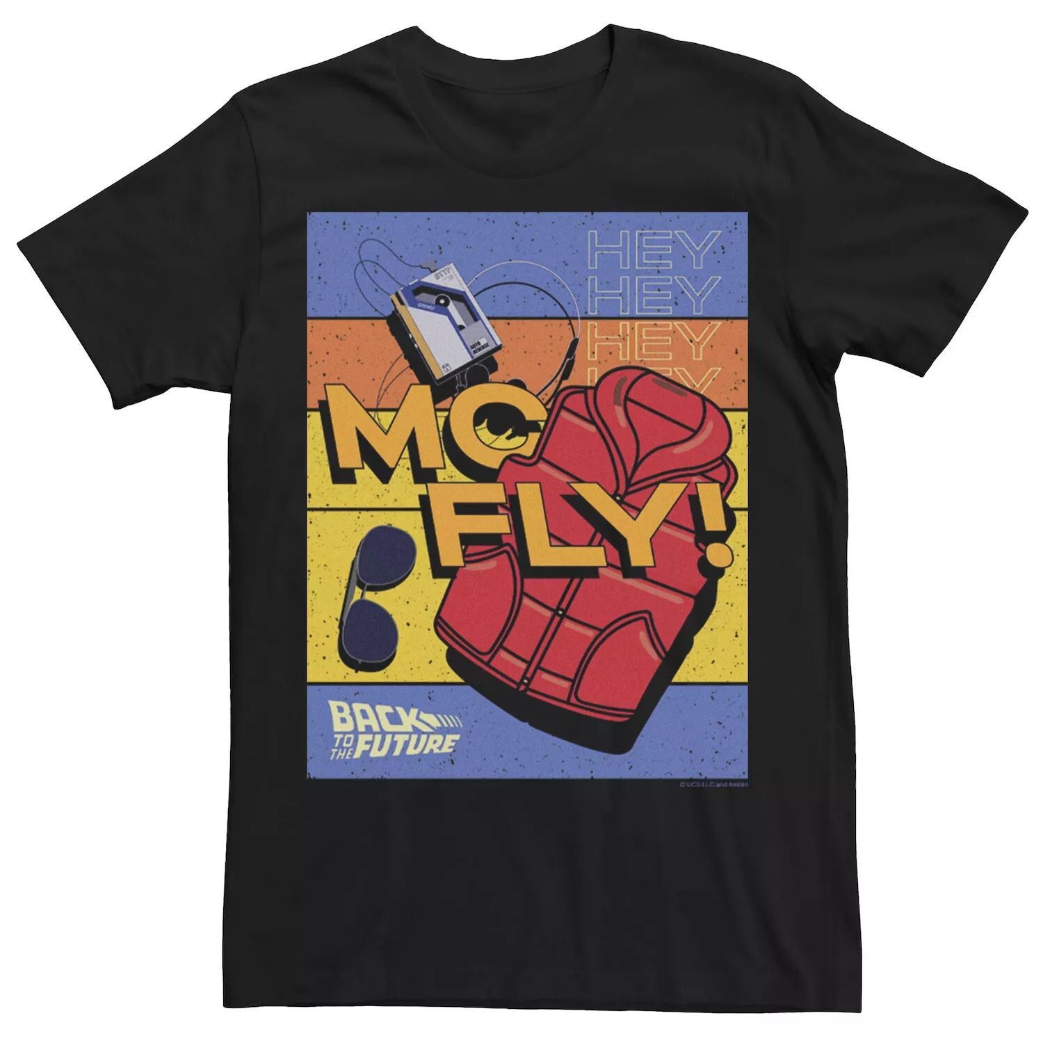 

Мужская футболка с плакатом «Назад в будущее» Mc Fly Items Licensed Character