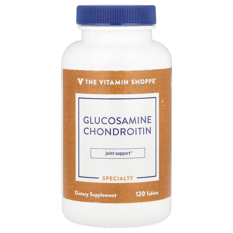

The Vitamin Shoppe, Глюкозамин хондроитин, 120 таблеток