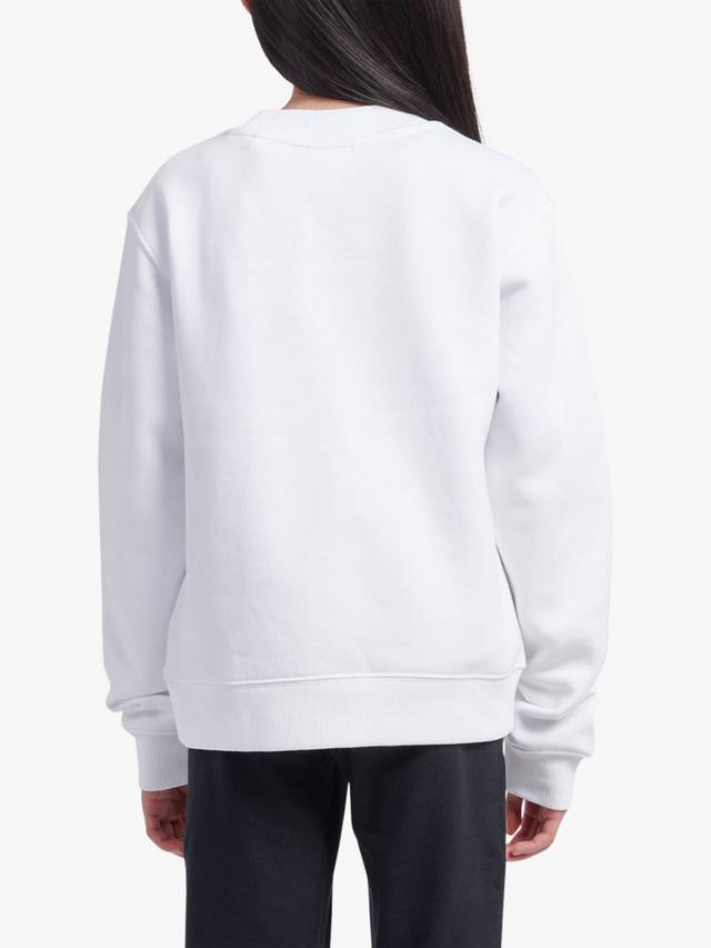 Детский свитшот с мягкой внутренней стороной New Balance, Bright White — фото 3