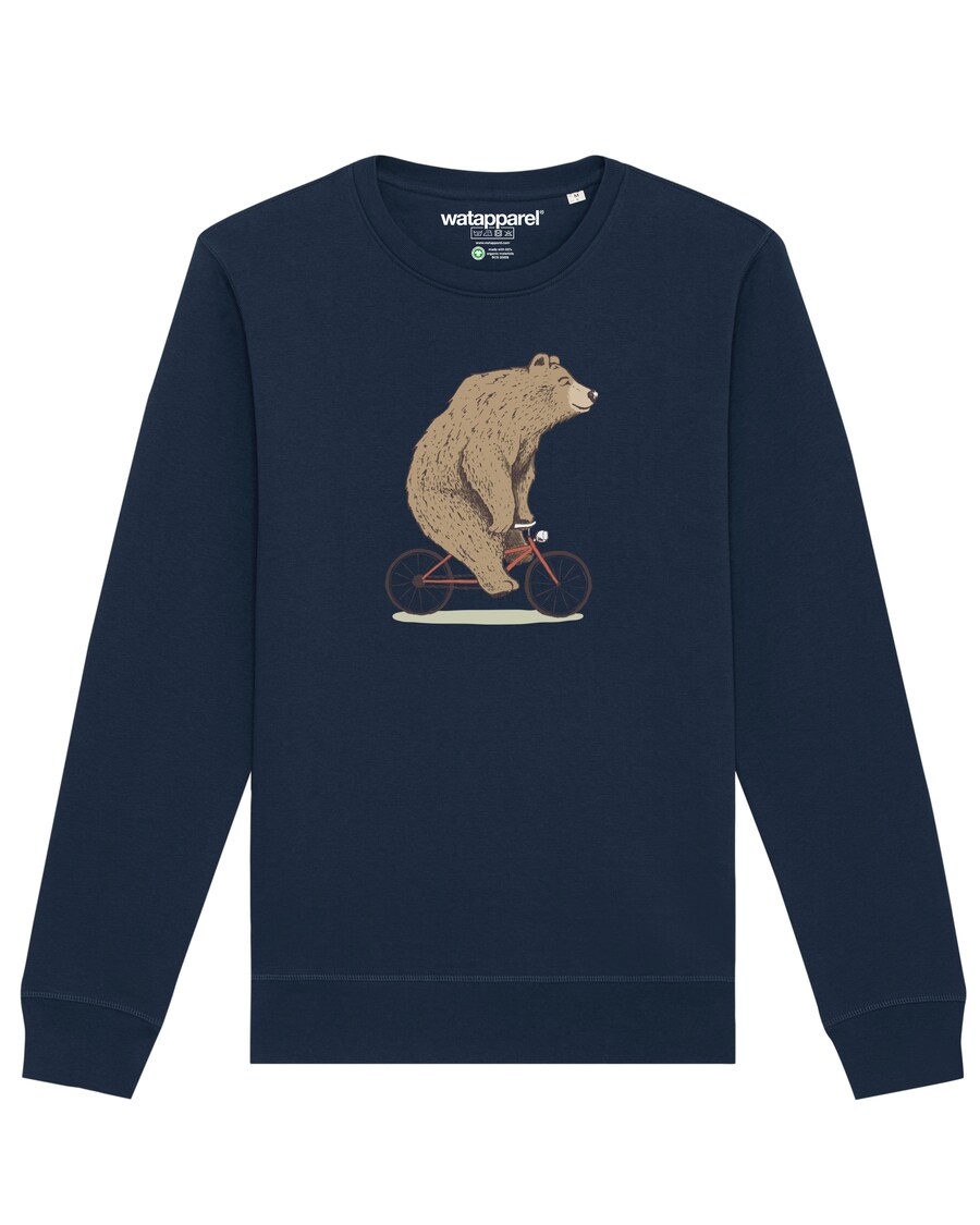 

Толстовка Watapparel Fahrradbär, цвет Navy/Night blue