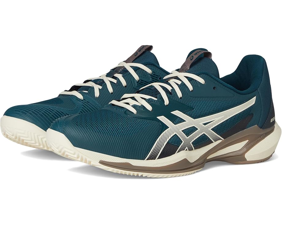 

Кроссовки ASICS Solution Speed FF 3 Clay Tennis Shoes, цвет Saxon Green/Birch