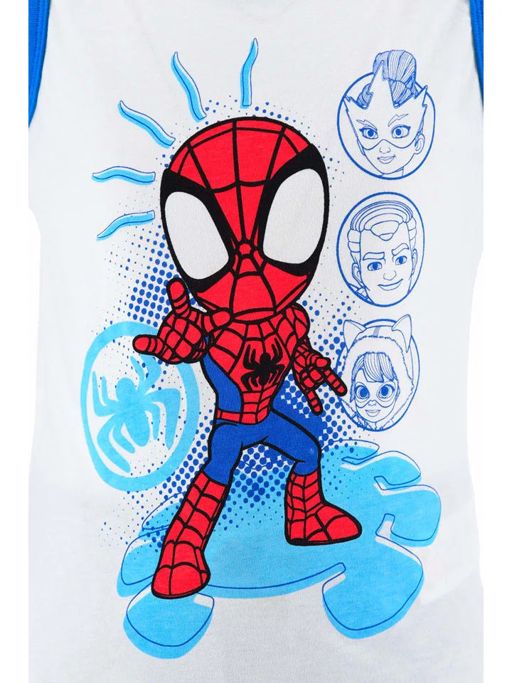 Топ и шорты Spidey and his amazing friends, белый/синий — фото 3