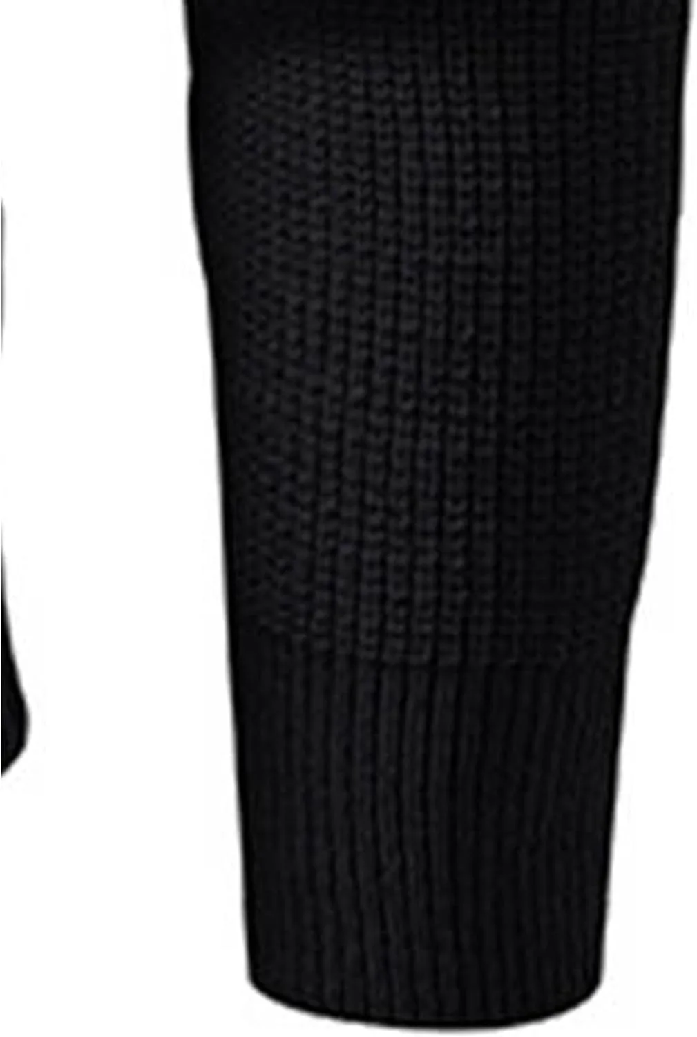 Мужской кардиган с воротником стойкой и молнией, кабельная вязка, slim fit — фото 2
