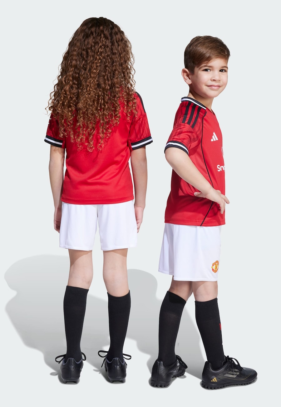 Спортивный костюм ADIDAS PERFORMANCE Manchester United 25/26 Home Mini Kit, красный — фото 4