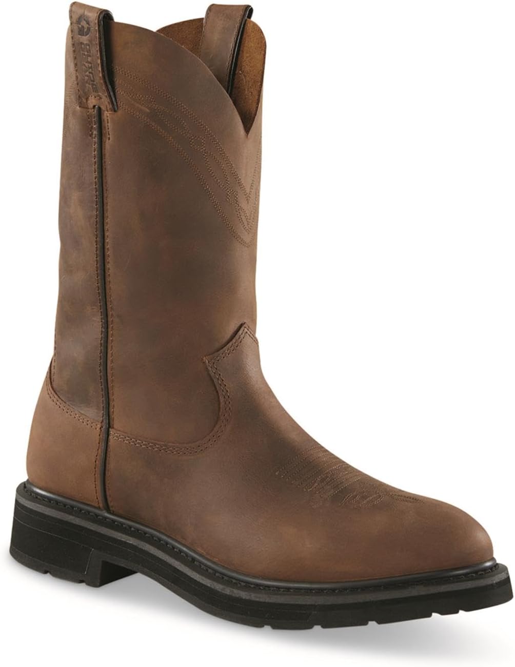 

Мужские ботинки Guide Gear Western 2.0 с натягиванием; верх из кожи, резиновая подошва, коричневый