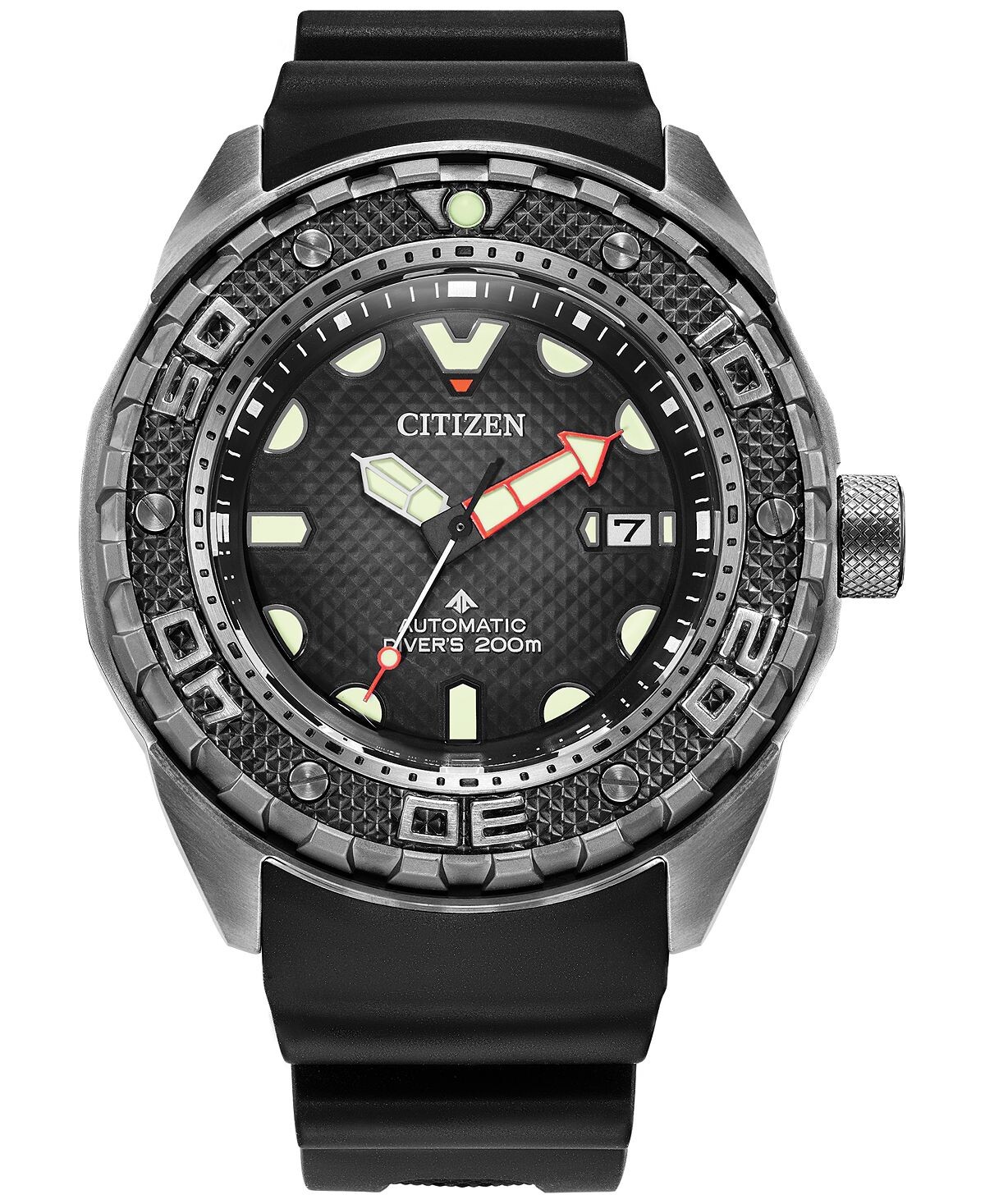 

Мужские автоматические часы Promaster для дайвинга с черным ремешком, 46 мм Citizen