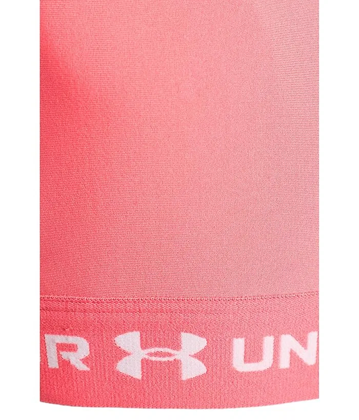 Спортивный топ Cross-Back Mid-Impact Under Armour Kids, Bittersweet Pink/White — фото 3