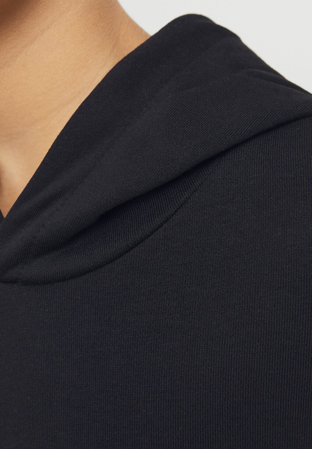 Толстовка JJEBRADLEY HOOD Jack & Jones Junior, цвет black — фото 4