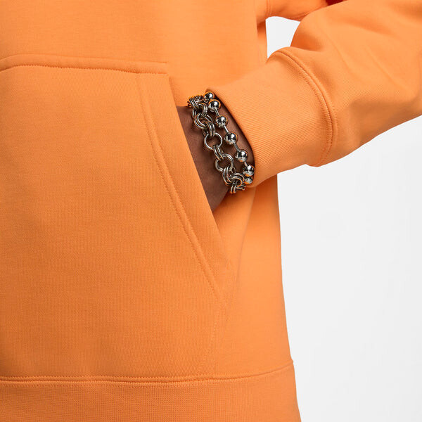 Толстовка solo swoosh fleece hoodie 'orange' Nike, оранжевый — фото 4