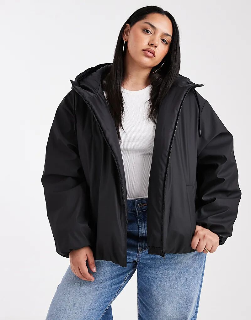 

Прорезиненная куртка-пуховик ASOS DESIGN Curve черного цвета Asos Curve, Черный, Прорезиненная куртка-пуховик ASOS DESIGN Curve черного цвета Asos Curve